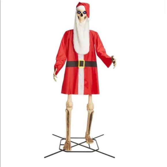 ISO - Home Accents 12 ft. Skeleton Santa Costume! - Picture 1 of 2